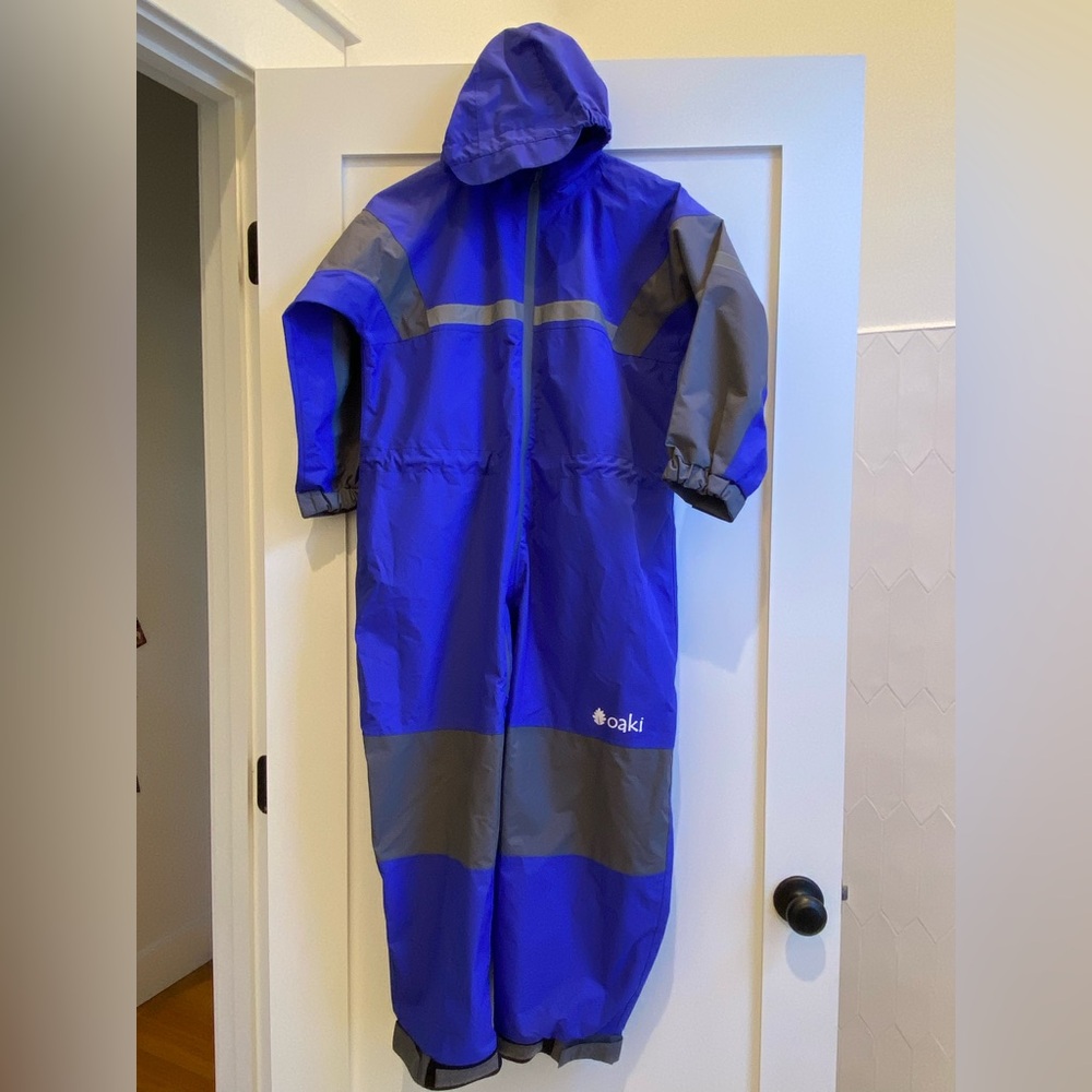 Oaki Kids Blue and Gray Rain Suit
